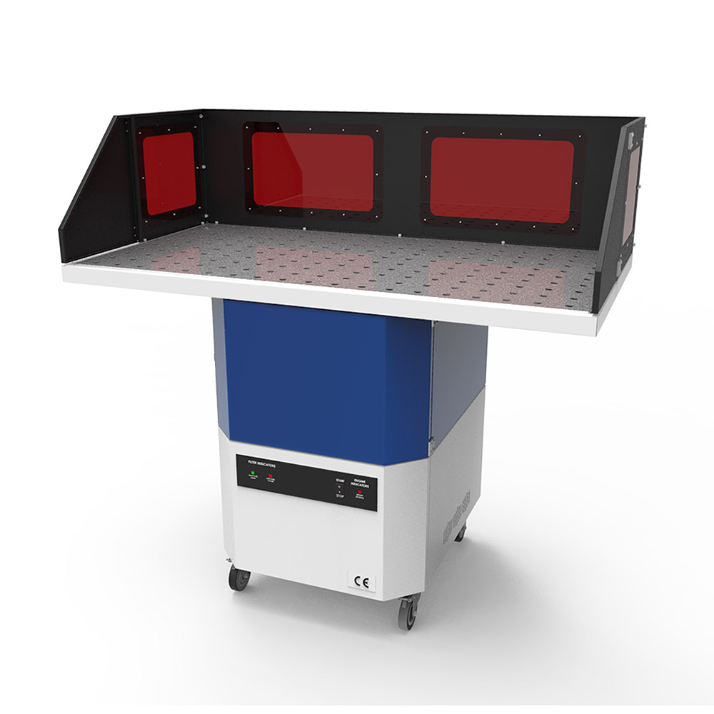 Стол с вытяжкой для сварки и шлифовки KMF